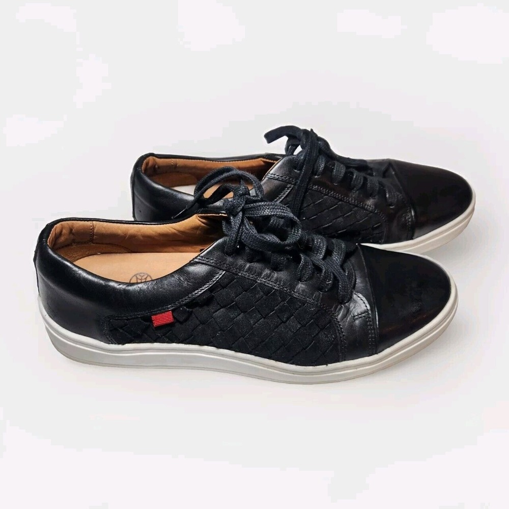Marc Joseph New York Mens King Street Sz 7  Leather Brazil Luxury‎ Weave Sneaker